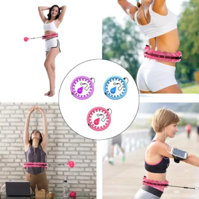 Smart Fitness abnehmbarer, verstellbarer Hula-Hoop-Reifen zum Abnehmen mit Gymnastikball-Hula-Ring